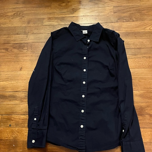 Navy J. Crew button down - Picture 2 of 3